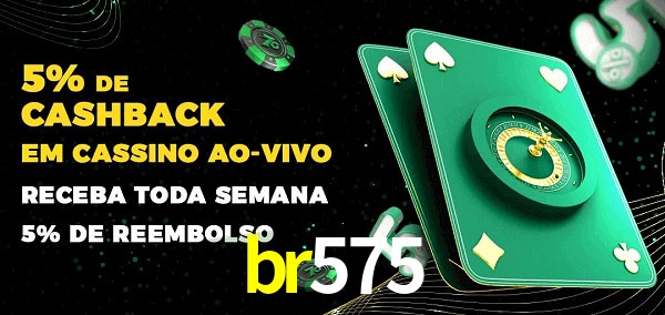 Promoções do cassino ao Vivo br575